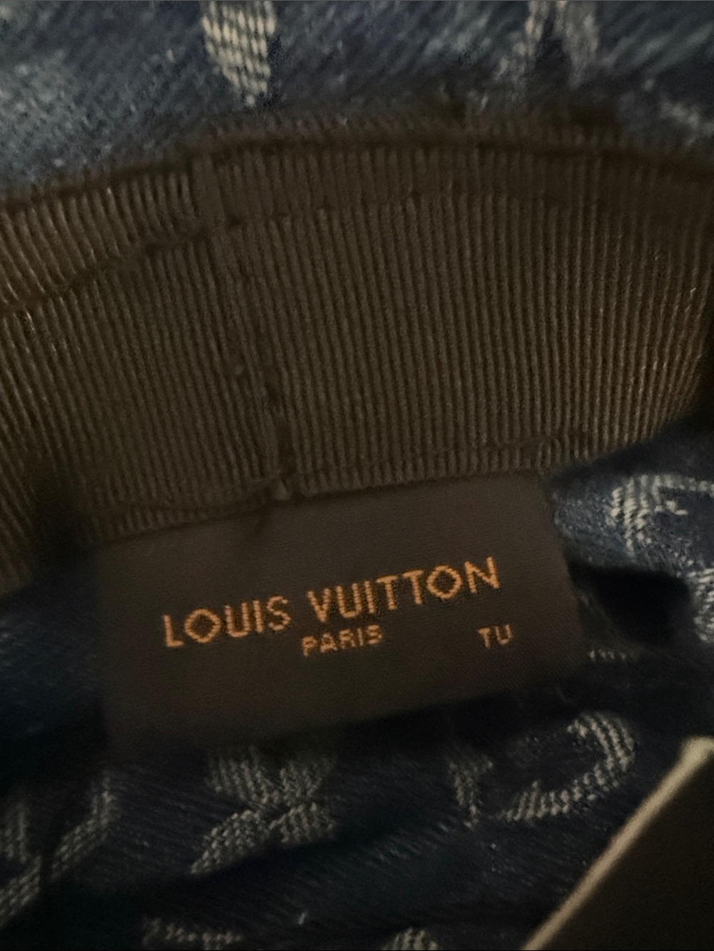 NWT LOUIS VUITTON DENIM BUCKET HAT - Picture 10 of 11